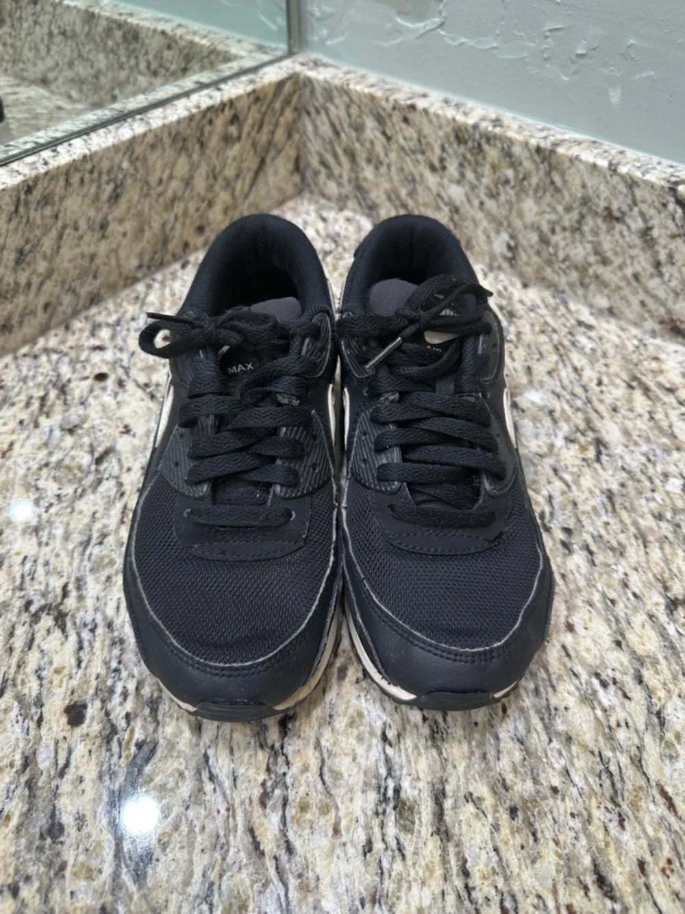 Women's Nike Black and White Low-Top Running Sneakers